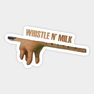 Udderflute: Whistle n' Milk Sticker